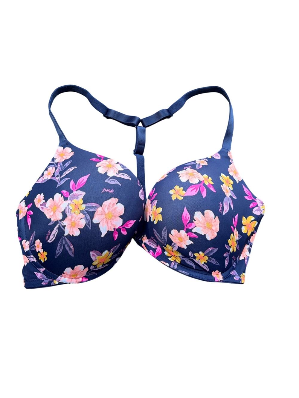 Victoria Secret Pink Floral Push-Up Bra 36DD